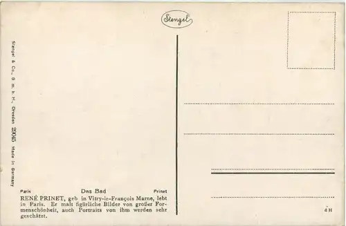 Künstler AK Rene Prinet - Akt -660560