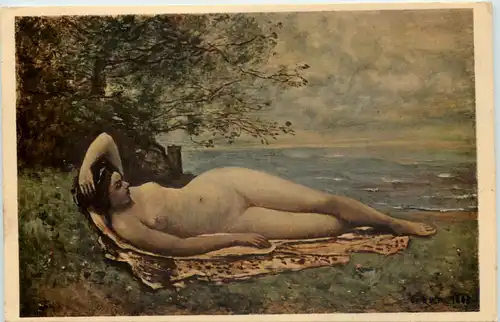 Künstler AK Corot - Akt -660566