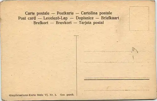 Tanz - Simplicissimus Karte -660642