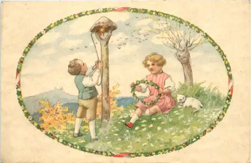 Künstler K. Simunek - Kinder -660622