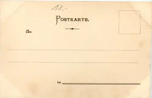 Schloss Stolzenfels - Künstler F Reiss - Litho -660898