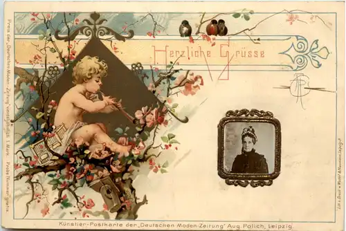 Herzliche Grüsse - Litho -660744