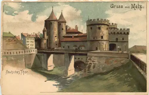 Gruss aus Metz Litho -544064