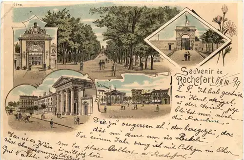 Souvenir de Rochefort - Litho -544214
