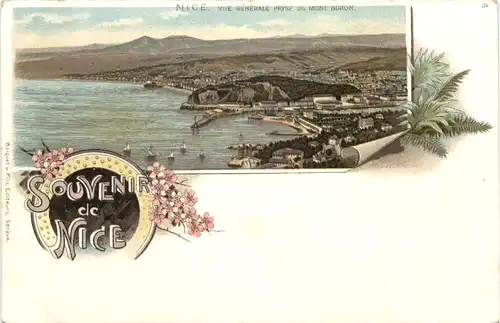 Souvenir de Nice - Litho -544036