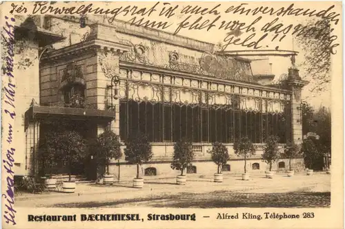 Strasbourg - Restaurant Baeckeniesel -544190