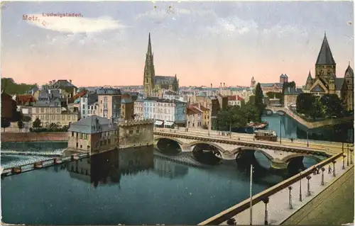 Metz - Ludwigstaden - Feldpost Ers. Batl. Fuss-Artl Regiment 18 -544076