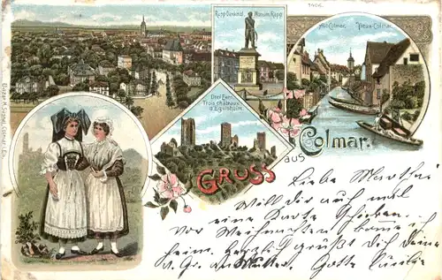 Gruss aus Colmar - Litho -544040