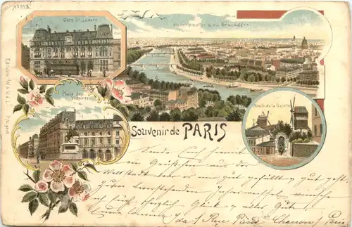 Souvenir de Paris - Litho -544238