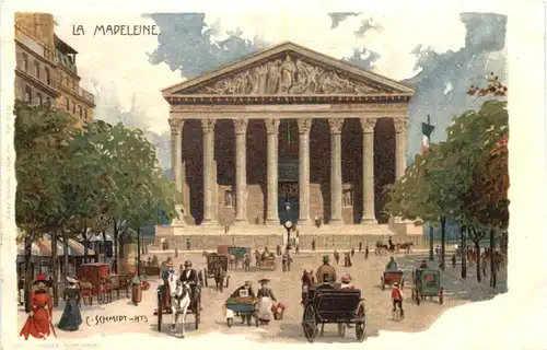 Paris - La Madeleine - Litho -544364
