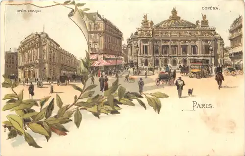 Paris - Opera - Litho -544262