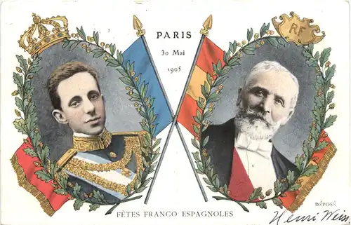 Paris - 30 Mai 1905 - Fetes Franco Espagnoles -544276