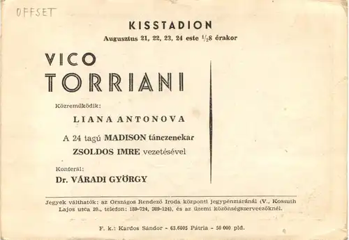 Vico Torriani - Schweiz Schauspieler -660918