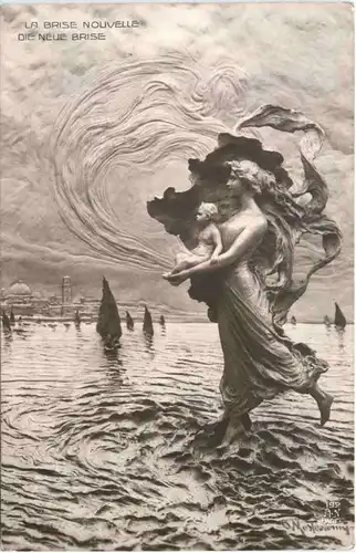 Die Neue brise - Künstler AK -661062