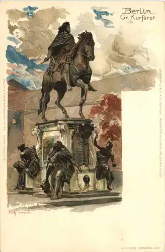 Berlin - Gr. Kurfürst - Litho -661036