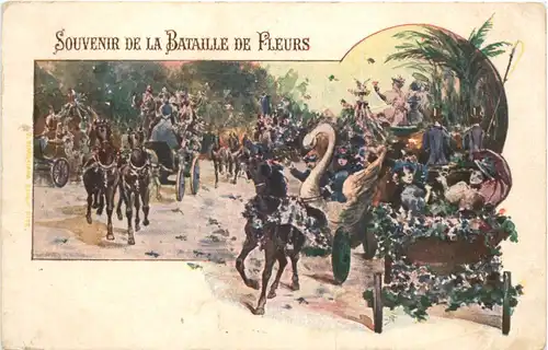 Cannes - Souvenir de la Bataille de Fleurs -661370