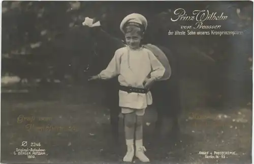 Misdroy - Prinz Wilhelm von Preussen - Gruss vom Kornblumentag -661374