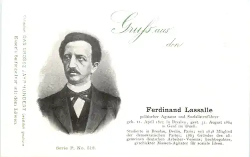 Ferdinand Lassalle - Politiker -661348
