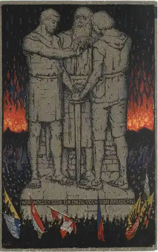Bundesfeier Postkarte 1915 -661392