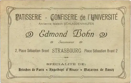 Strasbourg - Edmond Bohn Patisserie -661624