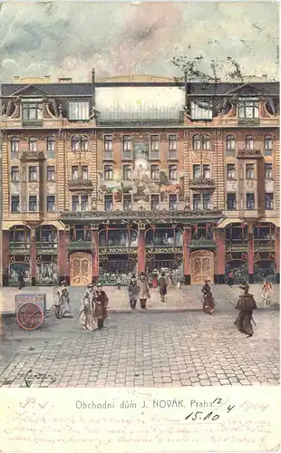 Praha - Obchodni dum J Novak -661572