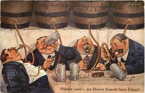 Bier - Männer saufts -661864