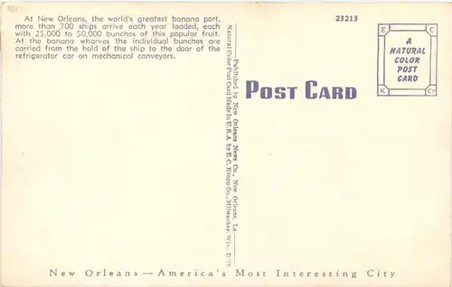 New Orleans - Unloading Bananas -661832