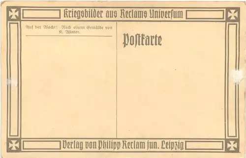 WW1 Auf der Wacht -661826