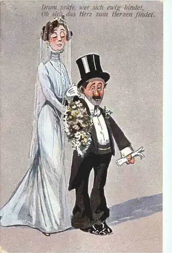 Humor - Grosse Frau, kleiner Mann -661736