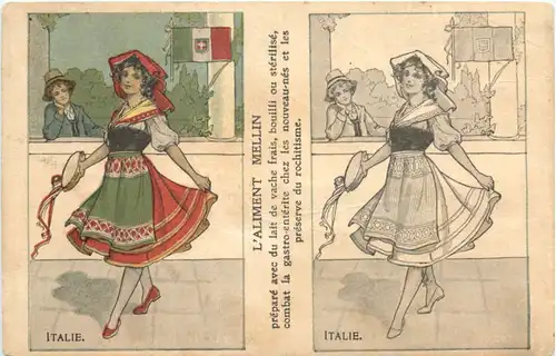 Malkarte - Mellin Nahrung - Italia -661954