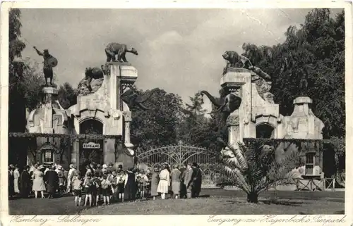Hamburg-Stellingen - Carl Hagenbecks Tierpark - Eingang -662364