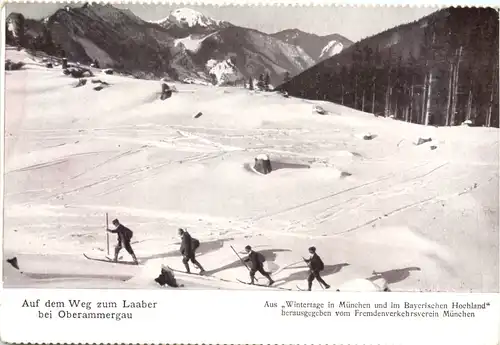 Oberammergau - Auf dem Weg zum Laaber Ski -662836