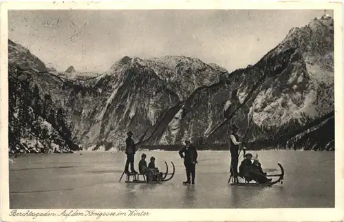 Berchtesgaden - Auf dem Königssee im Winter -663032