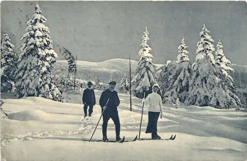 Ski . Neue Schlesische Baude - Bahnpost Görlitz Dittb. Glatz -663150