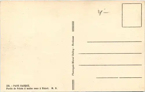 Pays Basque - Partie de Pelote -663254