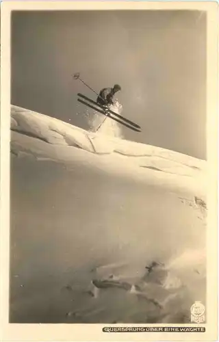 Ski - Quersprung über eine Wächte - Peterbaude -663288