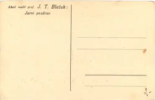 Künstler Ak J. T. Blazek -663424