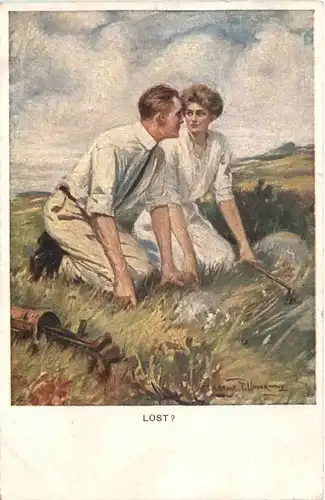 Künstler Ak Unter... - Golf -663426