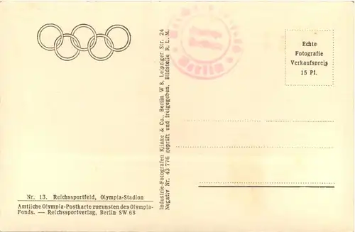 Berlin - Reichssportfeld - Olympia Stadion -663466