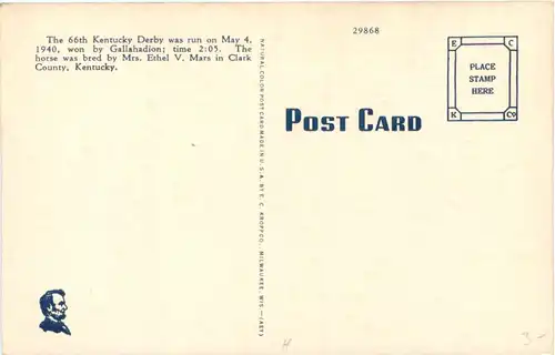 Gallahadion - Winner of 1940 Kentucky Derby -663544