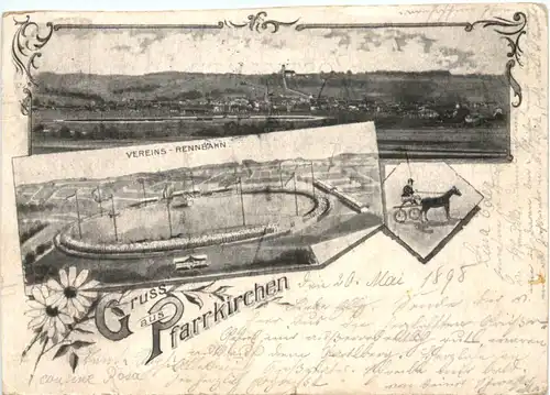 Gruss aus Pfarrkirchen - Pferderennbahn -663550
