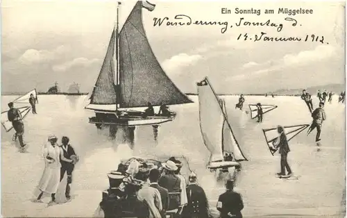 Ein Sonntag am Müggelsee - Eislaufen -663580