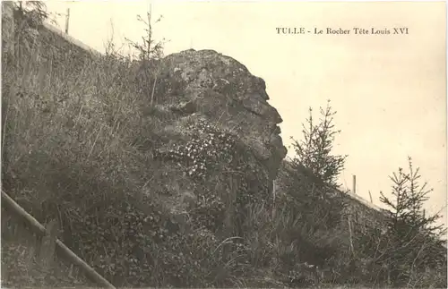 Tulle - Le Rocher Tete Louis XVI -663780