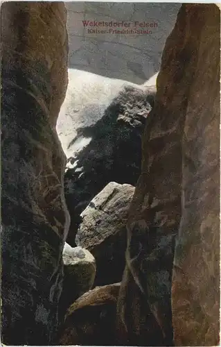 Wekelsdorfer Felsen - Kaiser Friedrich Stein -663784