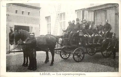Liege - Les Sapeurs pompiers - Feuerwehr -663738