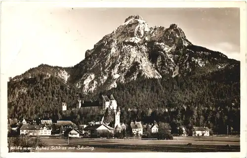 Füssen - Hohes Schloss mit Säuling -663766