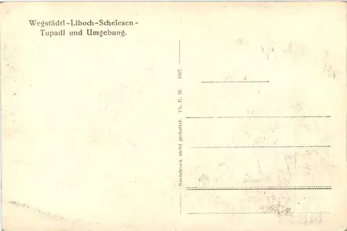 Wegstädtl - Liboch Schelesen Tupadl - Böhmen -663814