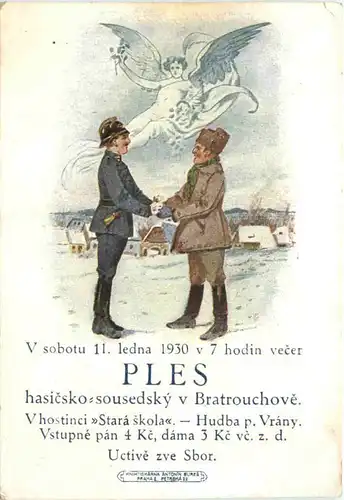 Ples - 1930 v 7 holdin vecer - Feuerwehr -663736