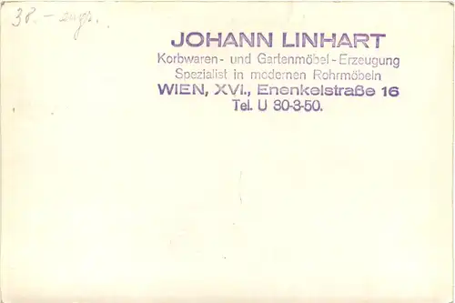 Wien - Johann Linhart - Korbwaren -664010