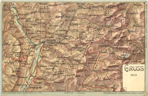 Bozen - Landkarte -664048